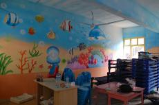 春蕾艺术幼儿园彩绘施工